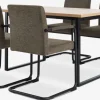 Best AABENRAA + ESPEMesa AABENRAA L120 roble cálido + 4 sillas ESPE oliva/negro Mesas De Comedor|Conjuntos De Comedor