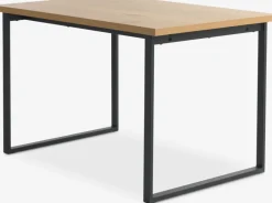 Sale AABENRAAMesa de comedor AABENRAA 80x120 color roble cálido/negro Mesas De Comedor