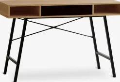 Online ABBETVEDEscritorio ABBETVED 48x120 color roble natural/negro Escritorios|Escritorios Elevables