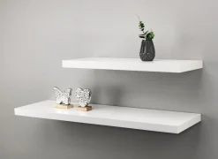 Discount ABILDEstante flotante ABILD 120x24 blanco Baldas|Baldas