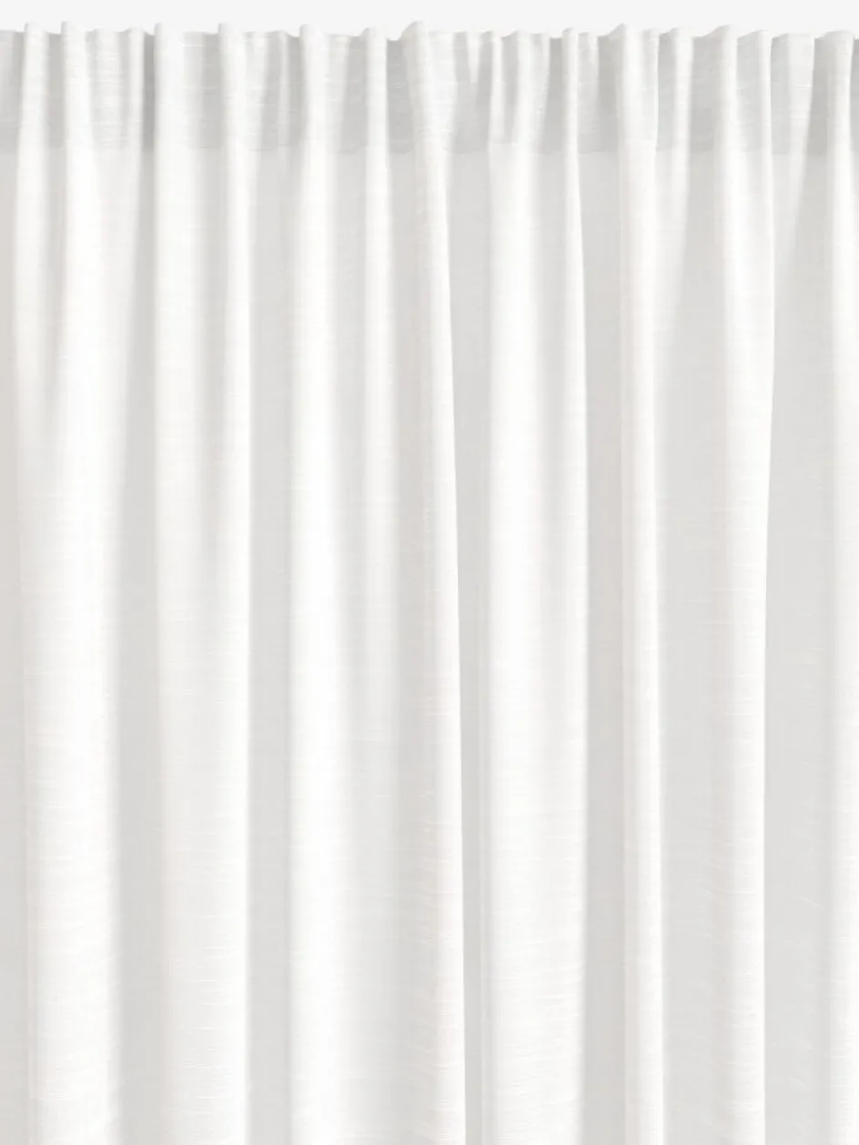 Clearance ABRAURCortina ABRAUR 1x140x175 blanco crudo Cortinas Traslúcidas