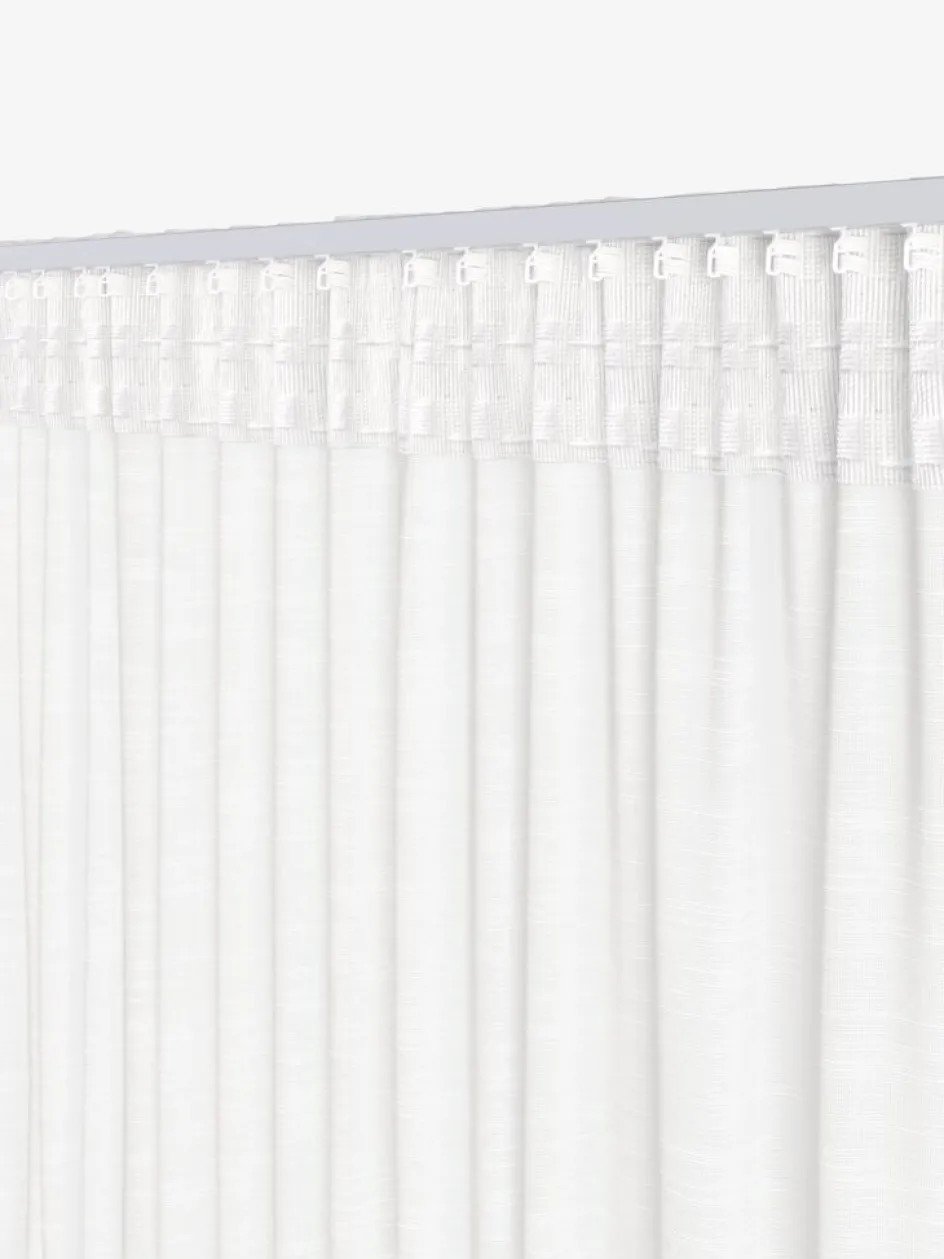 Clearance ABRAURCortina ABRAUR 1x140x175 blanco crudo Cortinas Traslúcidas