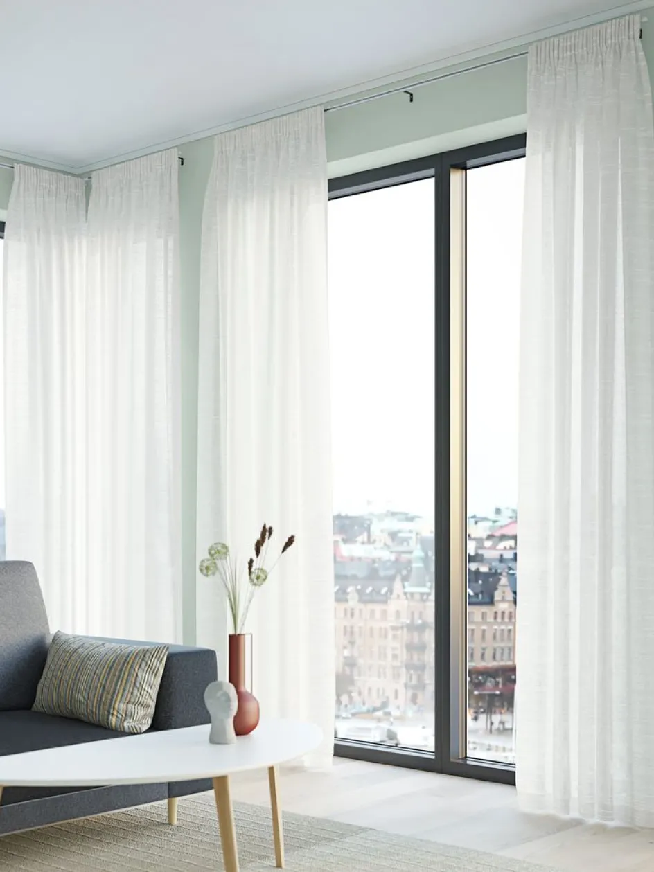 Sale ABRAURCortina ABRAUR 1x140x300 blanco crudo Cortinas Traslúcidas