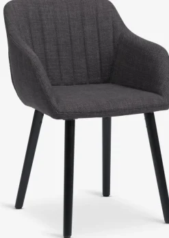 Clearance ADSLEVSilla de comedor ADSLEV tela /negro Sillas De Comedor