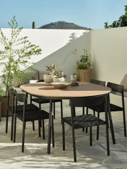 AKTIVENMesa de jardín AKTIVEN Ø118xL118/168 natural Mesas De Jardín