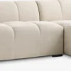 ALLESESofá ALLESE chaise longue derecha tela beis 2 Plazas|3 Plazas