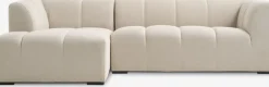 Online ALLESESofá ALLESE chaise longue izquierda tela beis 2 Plazas|3 Plazas