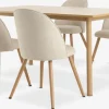 ALSTED + THORUPMesa ALSTED L160 roble natural + 4 sillas THORUP beis/roble Mesas De Comedor|Conjuntos De Comedor