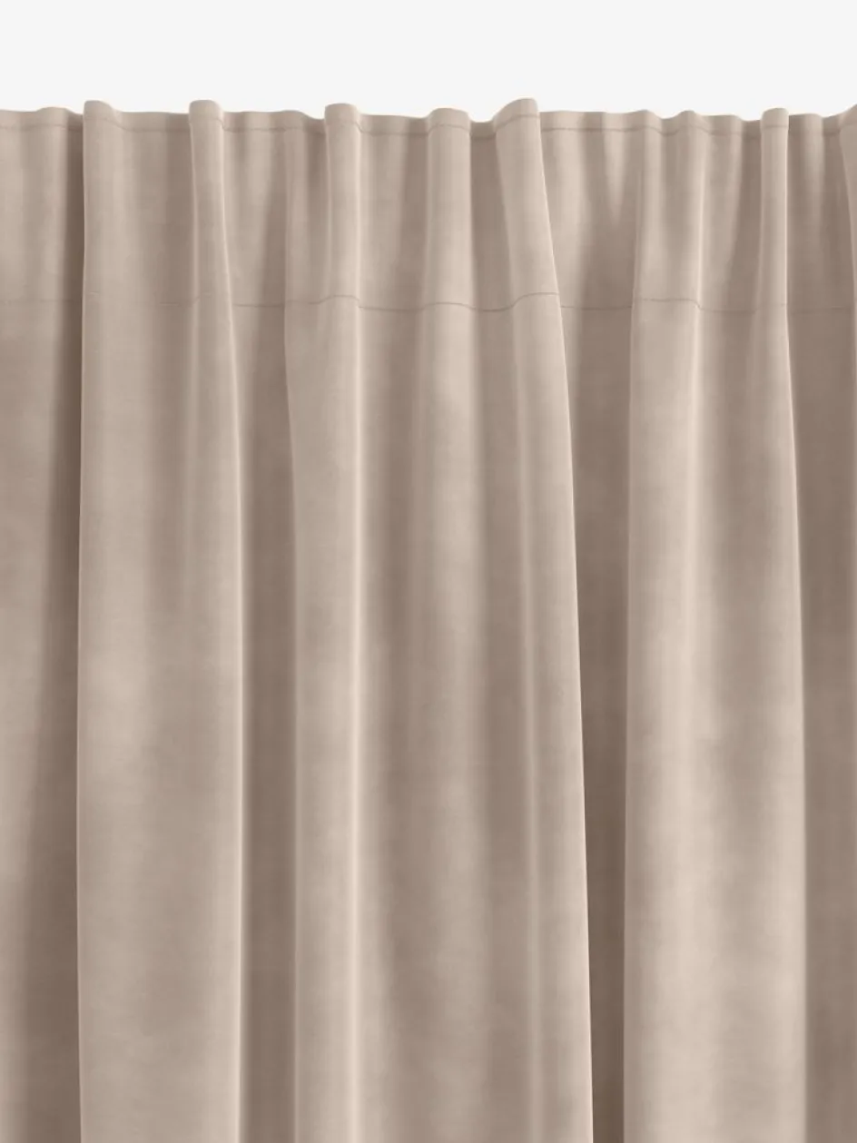 New AUSTRACortina AUSTRA 1x140x300 terciopelo beis Cortinas Gruesas