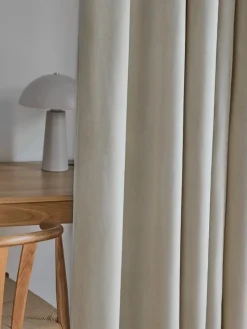 New AUSTRACortina AUSTRA 1x140x300 terciopelo beis Cortinas Gruesas