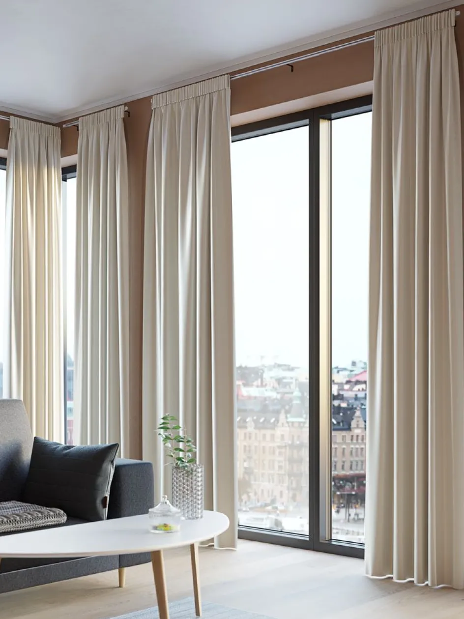 New AUSTRACortina AUSTRA 1x140x300 terciopelo beis Cortinas Gruesas