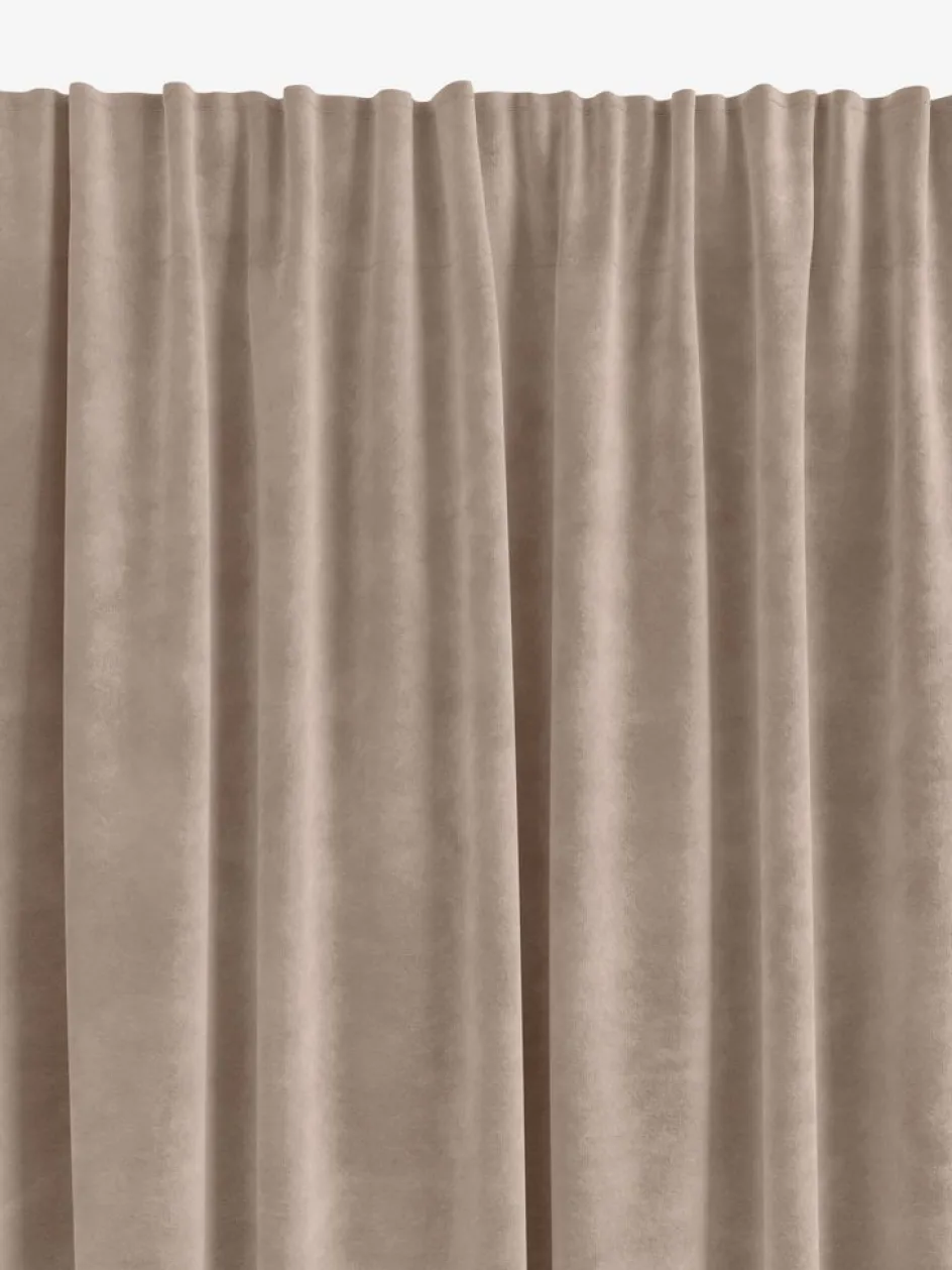 Discount AUSTRACortina AUSTRA 1x140x300 terciopelo topo Cortinas Gruesas