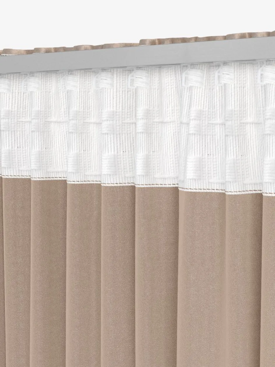 Discount AUSTRACortina AUSTRA 1x140x300 terciopelo topo Cortinas Gruesas