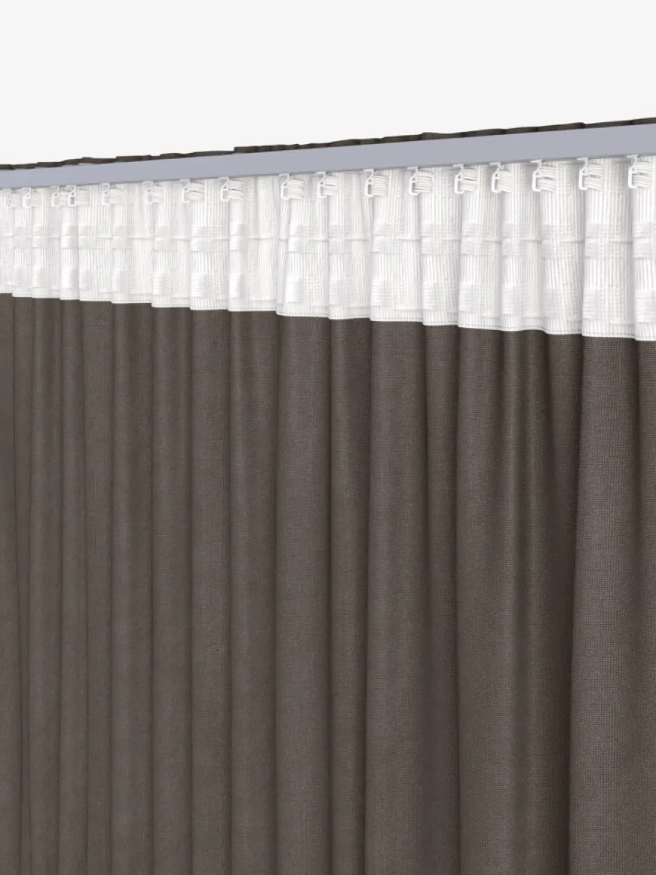 Best AUSTRACortina AUSTRA 1x140x300 terciopelo marrón Cortinas Gruesas