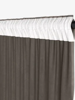 Best AUSTRACortina AUSTRA 1x140x300 terciopelo marrón Cortinas Gruesas