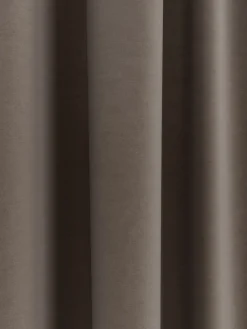 Best AUSTRACortina AUSTRA 1x140x300 terciopelo marrón Cortinas Gruesas