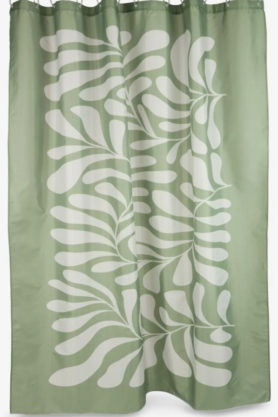 Hot BAGGETORPPLUSCortina de ducha BAGGETORP 180x200 verde oliva Cortinas De Baño