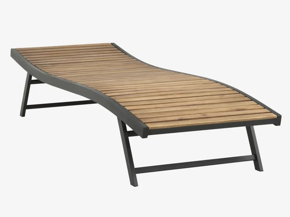 Discount BAGMARKENTumbona BAGMARKEN A70xL200 madera dura Muebles De Jardín|Tumbonas