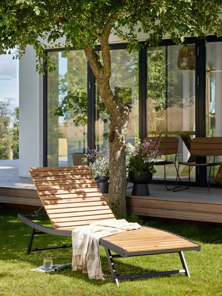 Discount BAGMARKENTumbona BAGMARKEN A70xL200 madera dura Muebles De Jardín|Tumbonas