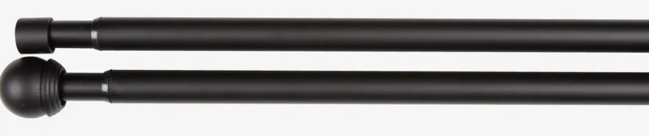 New BALLBarra de cortina doble BALL 120-210cm Barras Y Rieles Para Cortinas