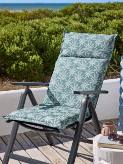 Outlet BARMOSECojín de jardín para silla reclinable BARMOSE azul petróleo Cojín Para Silla Reclinable|Cojines Para Palé
