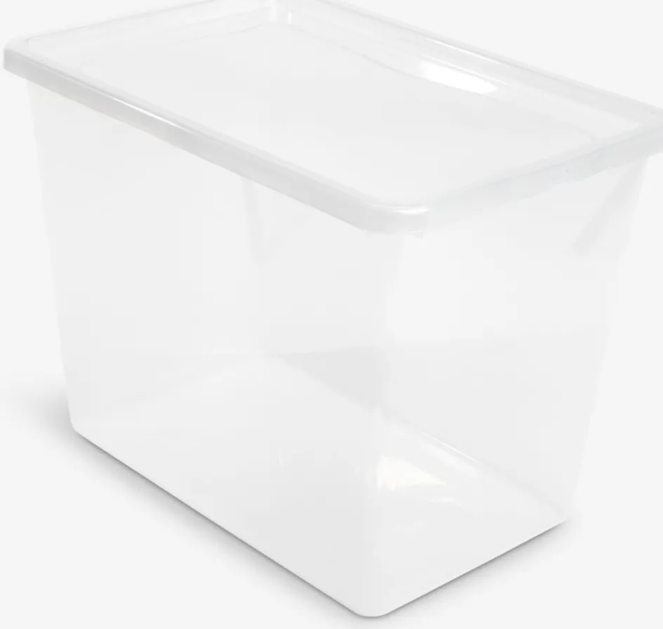 Clearance BASIC BOXCaja BASIC BOX 80L con tapa transparente Todas Las Cestas|Almacenaje De Plástico
