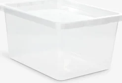 Outlet BASIC BOXCaja BASIC BOX 20L con tapa transparente Todas Las Cestas|Almacenaje De Plástico