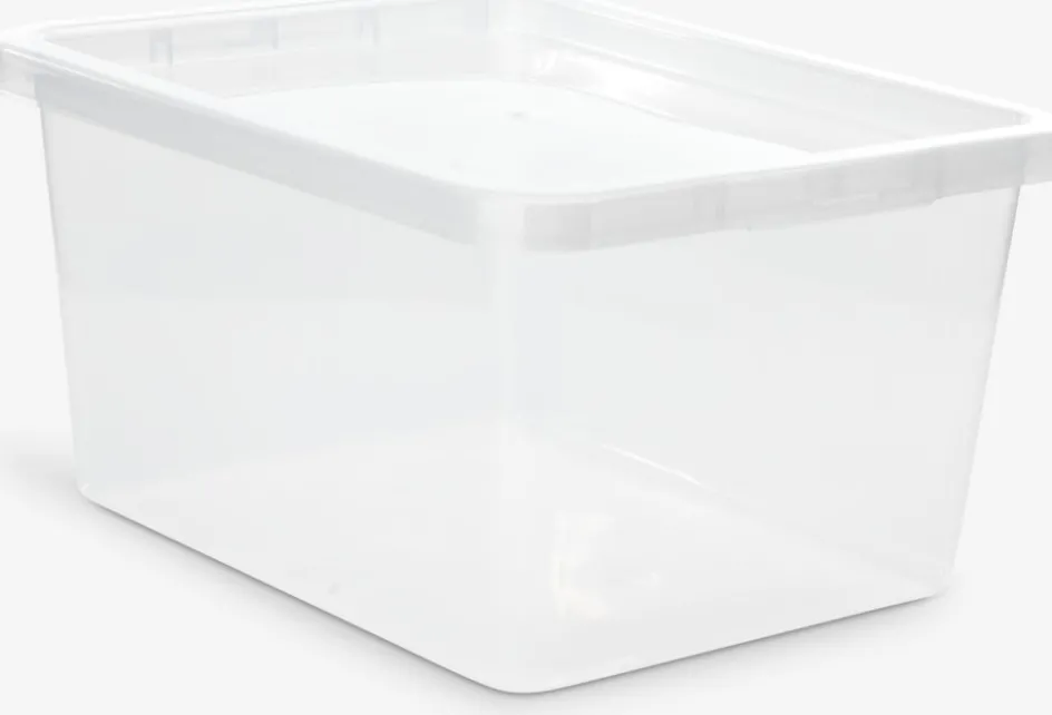 Outlet BASIC BOXCaja BASIC BOX 20L con tapa transparente Todas Las Cestas|Almacenaje De Plástico