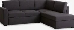 New BEDSTEDSofá cama con chaise longue BEDSTED gris Sofás Cama|Sofás Cama