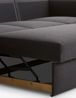 New BEDSTEDSofá cama con chaise longue BEDSTED gris Sofás Cama|Sofás Cama