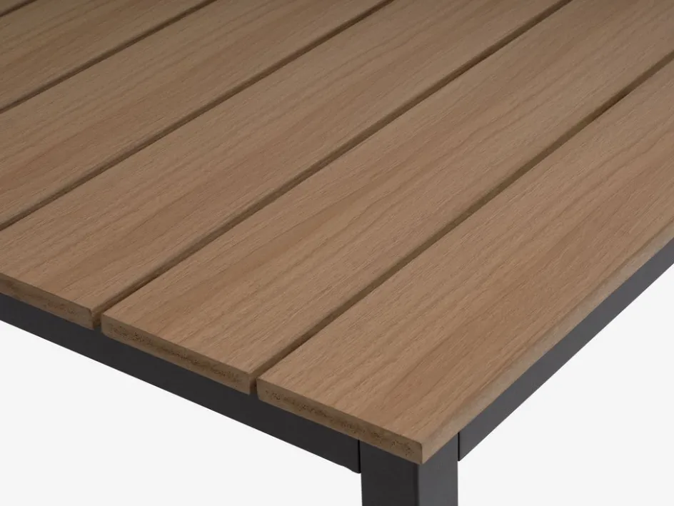 Discount BEJSTRUPConjunto muebles jardín BEJSTRUP 4 plazas gris Conjuntos Mesa Y Sillas De Jardín|Muebles De Jardín