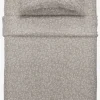 New BELLABASICJuego de sábanas microfibra BELLA 160x240 gris Juegos De Sábanas|Juegos De Funda Nórdica