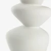 Outlet BENNYJarrón BENNY A11xL16xA25cm blanco Jarrones