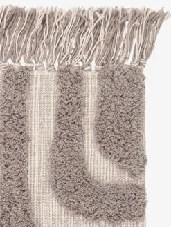 Hot BERGASTERAlfombra BERGASTER 65x200 gris cálido/beis Alfombras Pequeñas|Alfombras
