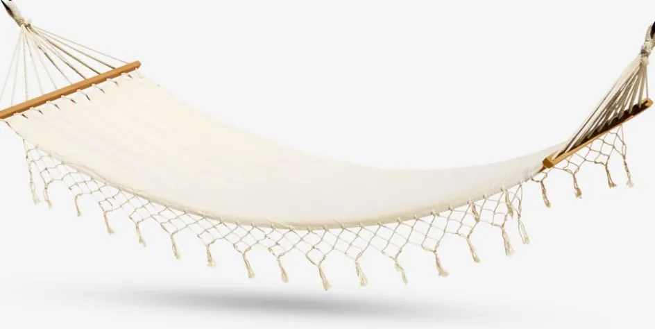 Best BERGFINKHamaca BERGFINK A80xL200 blanco crudo Muebles De Jardín|Hamacas Y Sillas Colgantes