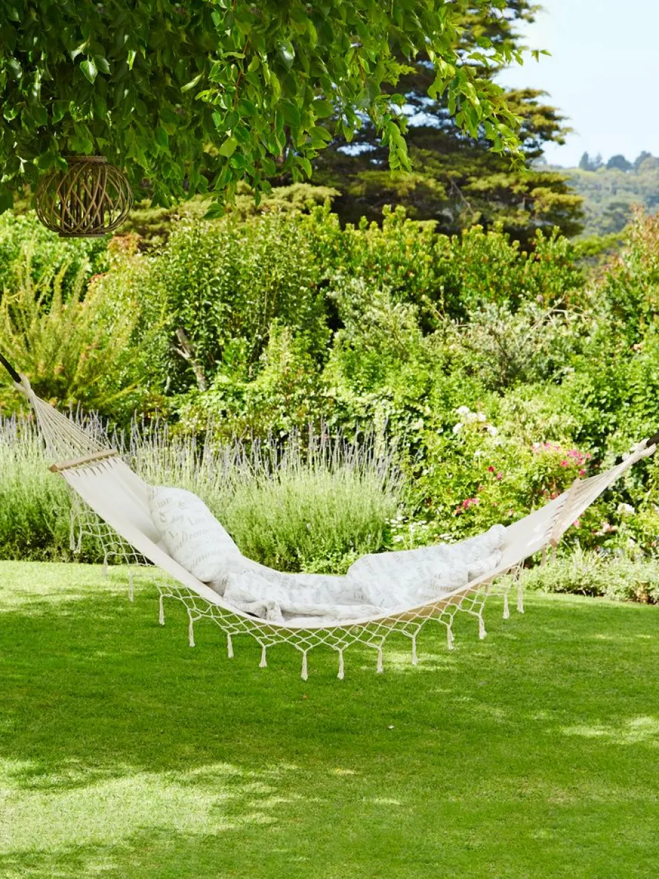 Best BERGFINKHamaca BERGFINK A80xL200 blanco crudo Muebles De Jardín|Hamacas Y Sillas Colgantes