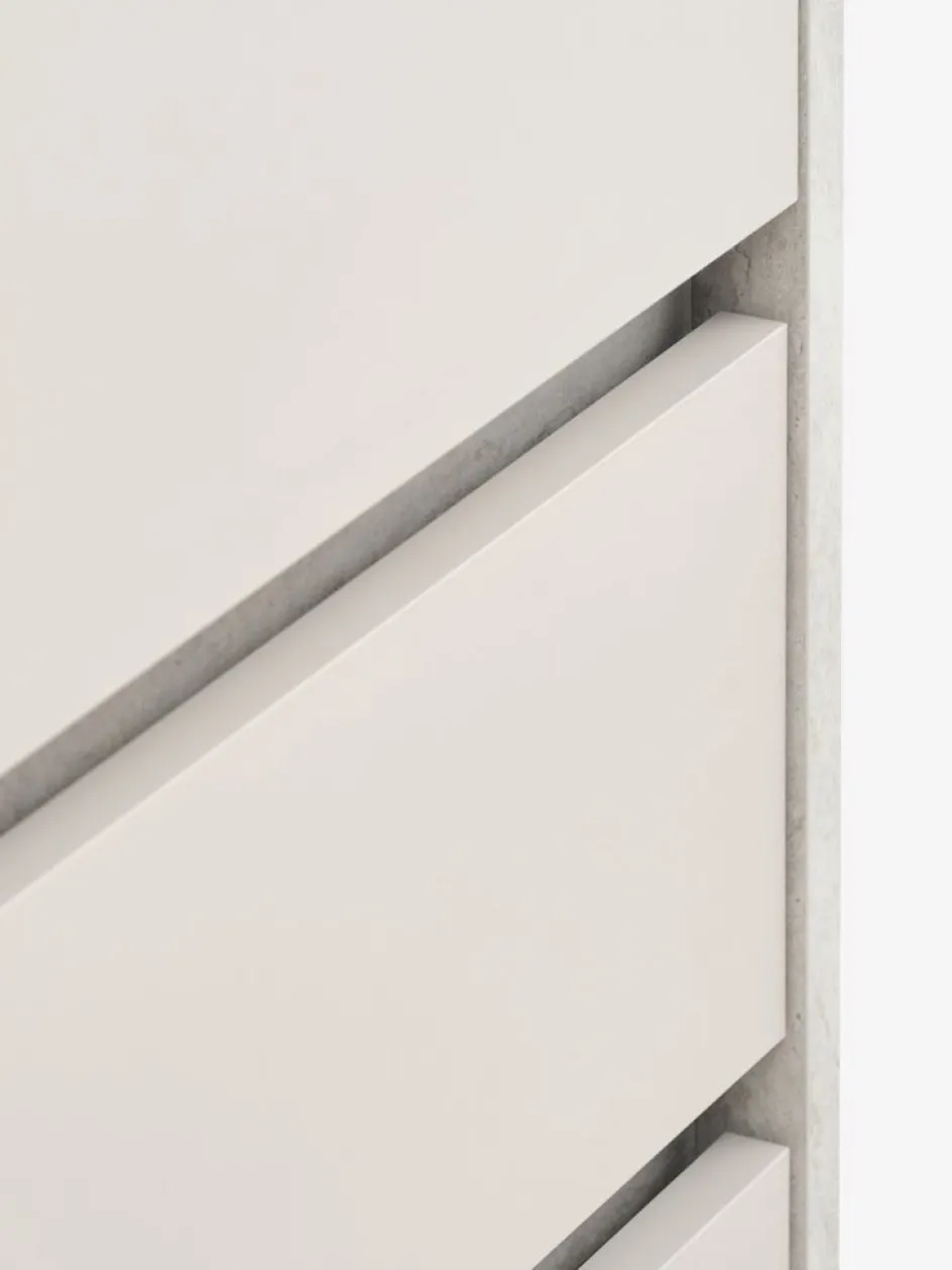 Discount BILLUNDArmario BILLUND 80x193 2 puertas 2 cajones travertino/beis Armarios|Todos Los Armarios