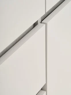Outlet BILLUNDArmario BILLUND 119x193 4 puertas 2 cajones travertino/beis Armarios|Todos Los Armarios