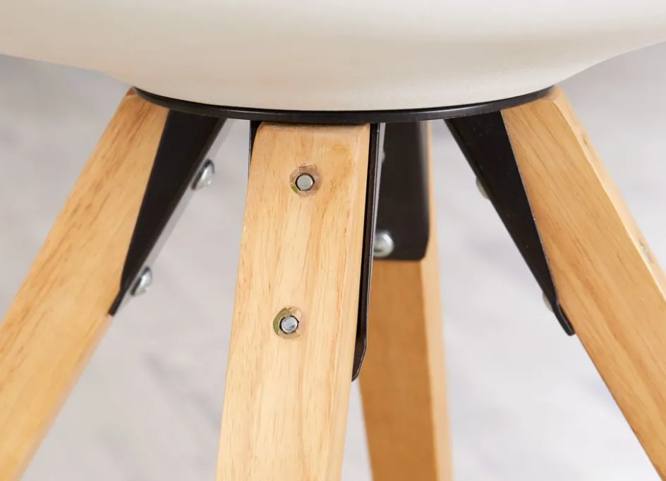 New BLOKHUSSilla de comedor BLOKHUS polipiel /natural Sillas De Comedor