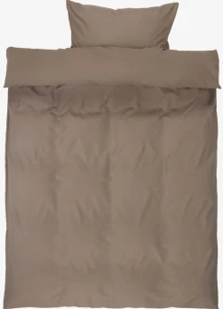 Outlet BONNIEBASICJuego funda nórdica microfibra BONNIE 155x220 arena oscuro Juegos De Funda Nórdica
