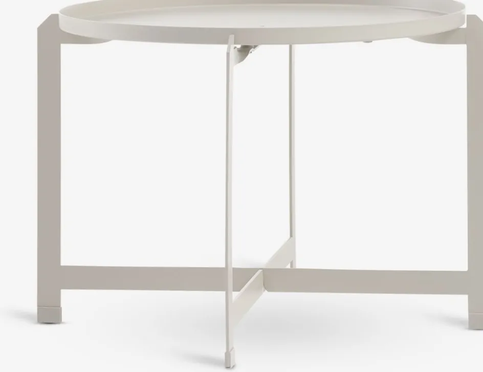 Outlet BORREMesa auxiliar BORRE Ø50xA40 beis Mesas De Jardín|Muebles De Jardín