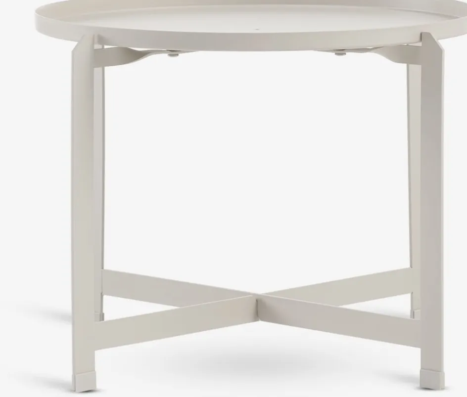 Outlet BORREMesa auxiliar BORRE Ø50xA40 beis Mesas De Jardín|Muebles De Jardín