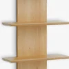 New BORUMEstante de pared BORUM 4 estantes color roble natural Baldas|Baldas