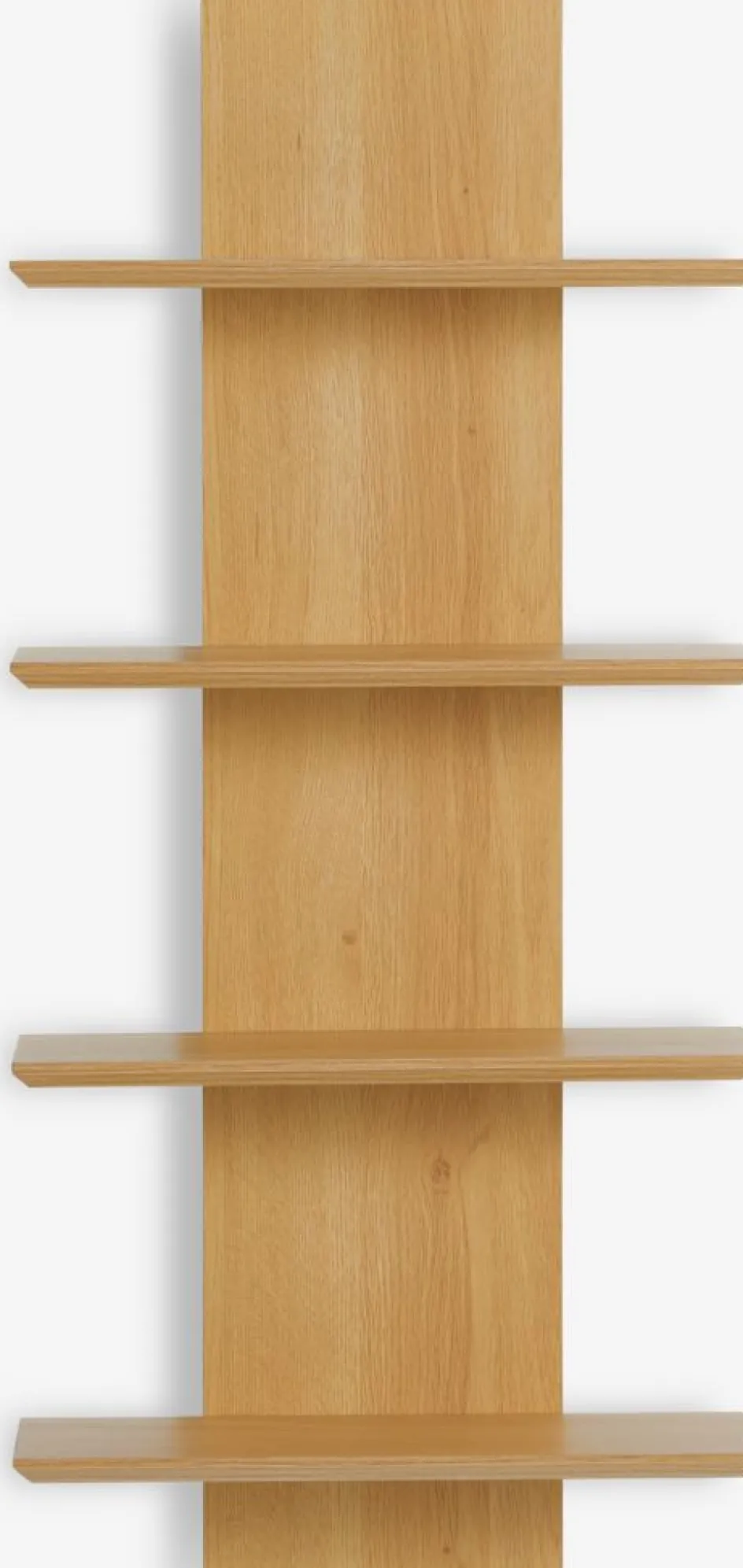 New BORUMEstante de pared BORUM 4 estantes color roble natural Baldas|Baldas