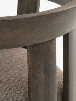 Outlet BOVRUPSilla de comedor BOVRUP /tela marrón Sillas De Comedor