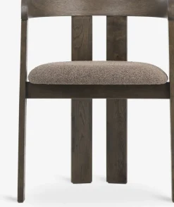 Outlet BOVRUPSilla de comedor BOVRUP /tela marrón Sillas De Comedor