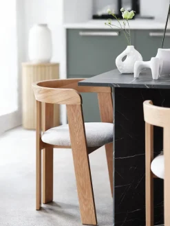 Clearance BOVRUPSilla de comedor BOVRUP /tela beis Sillas De Comedor