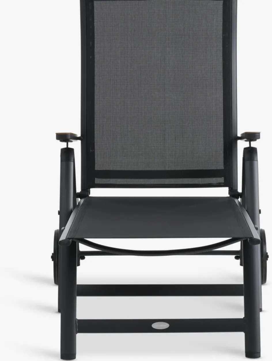 New BREDSTENTumbona BREDSTEN A79xL187 negro Muebles De Jardín|Tumbonas