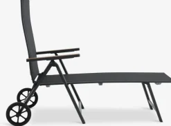 New BREDSTENTumbona BREDSTEN A79xL187 negro Muebles De Jardín|Tumbonas