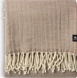 Online BRUNIAManta de lana BRUNIA 130x170 beis Mantas